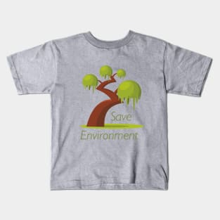 Save environment Kids T-Shirt